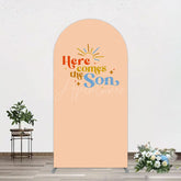 Aperturee - Aperturee Sweet Here Comes The Sun Baby Shower Arch Backdrop